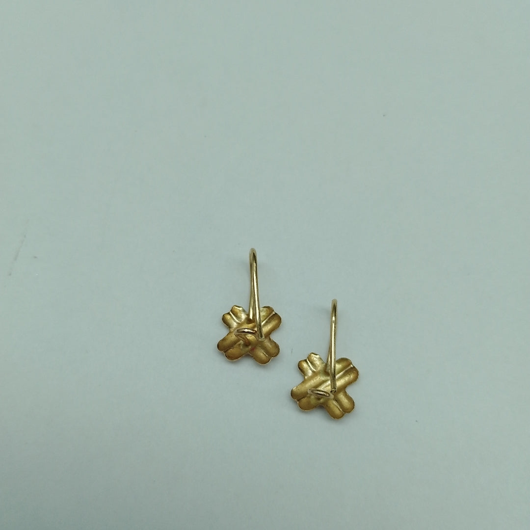 ARETES PAR ORO 10 K 1,00 GRMS (SEMINUEVO)