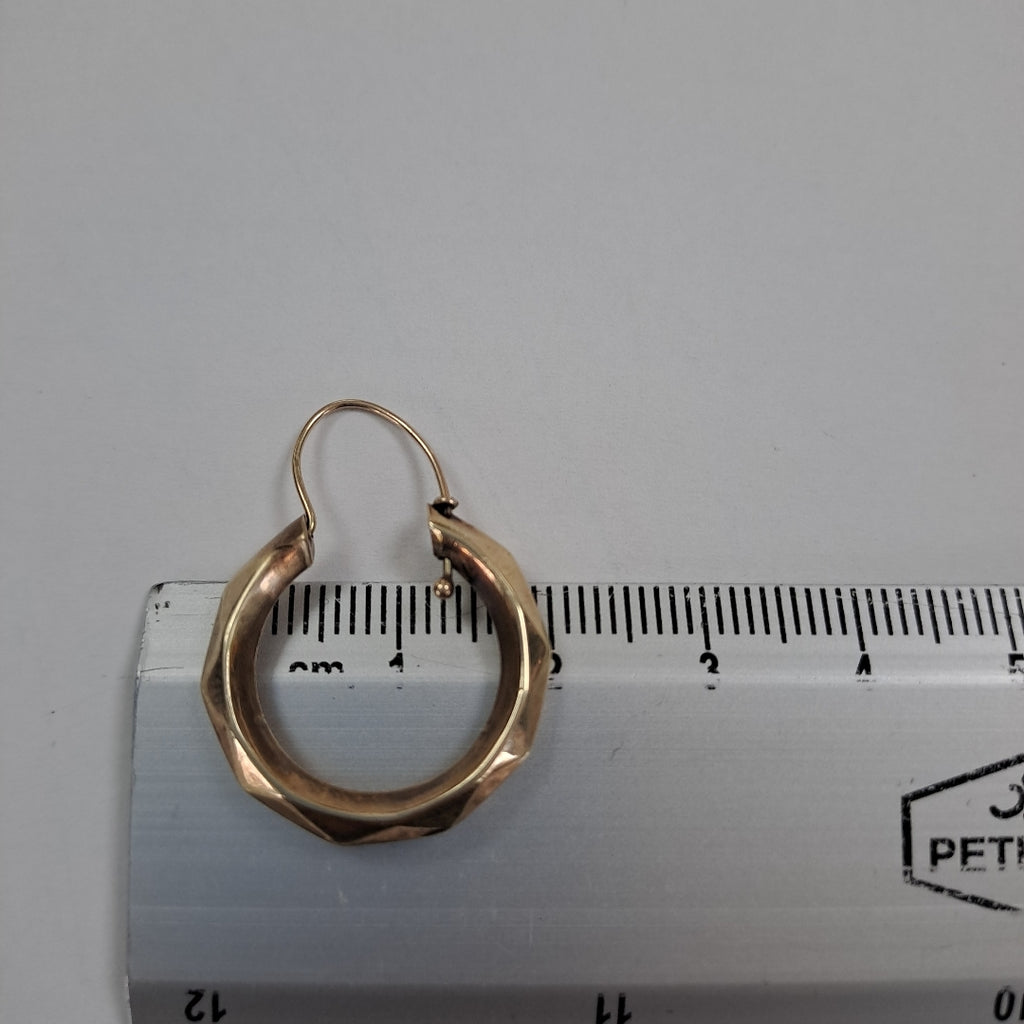 ARRACADAS PAR ORO 10 K 1.7 GRMS (SEMINUEVO)