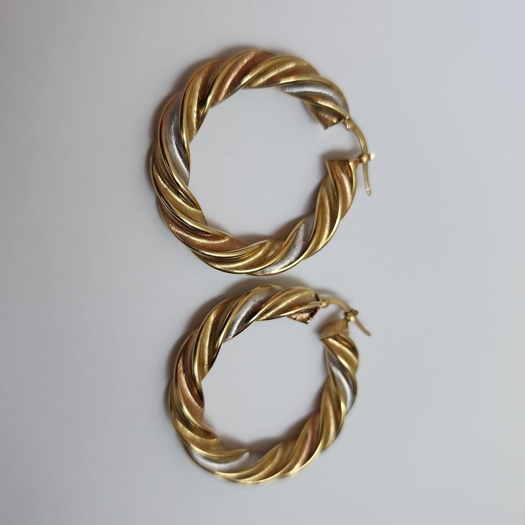 ARRACADAS PAR ORO 10 K 6,60 GRMS (SEMINUEVO)