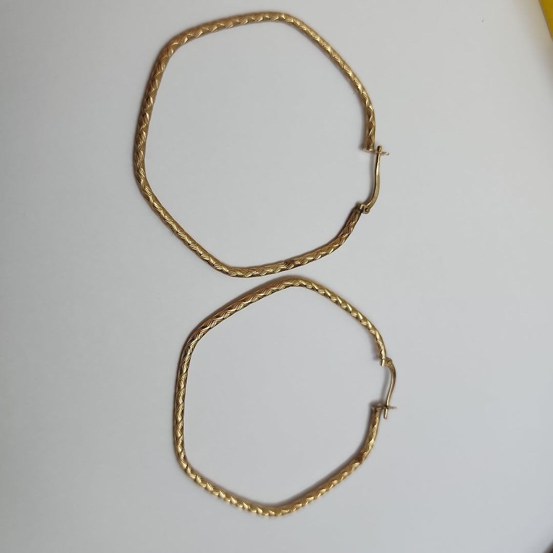 ARRACADAS PAR ORO 10 K 3,50 GRMS (SEMINUEVO)