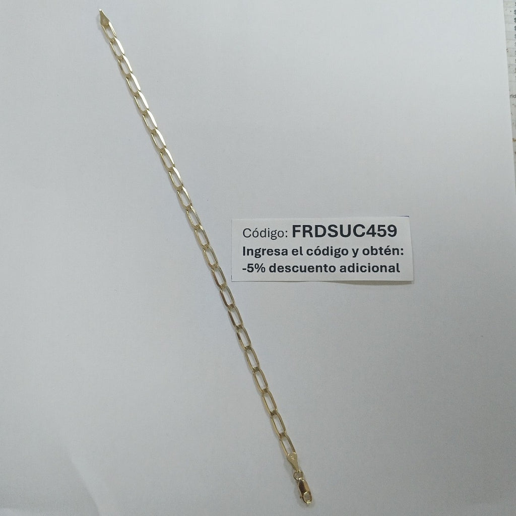 PULSERA ESLABON 14K 21 CM 4.3 GR (NUEVO)