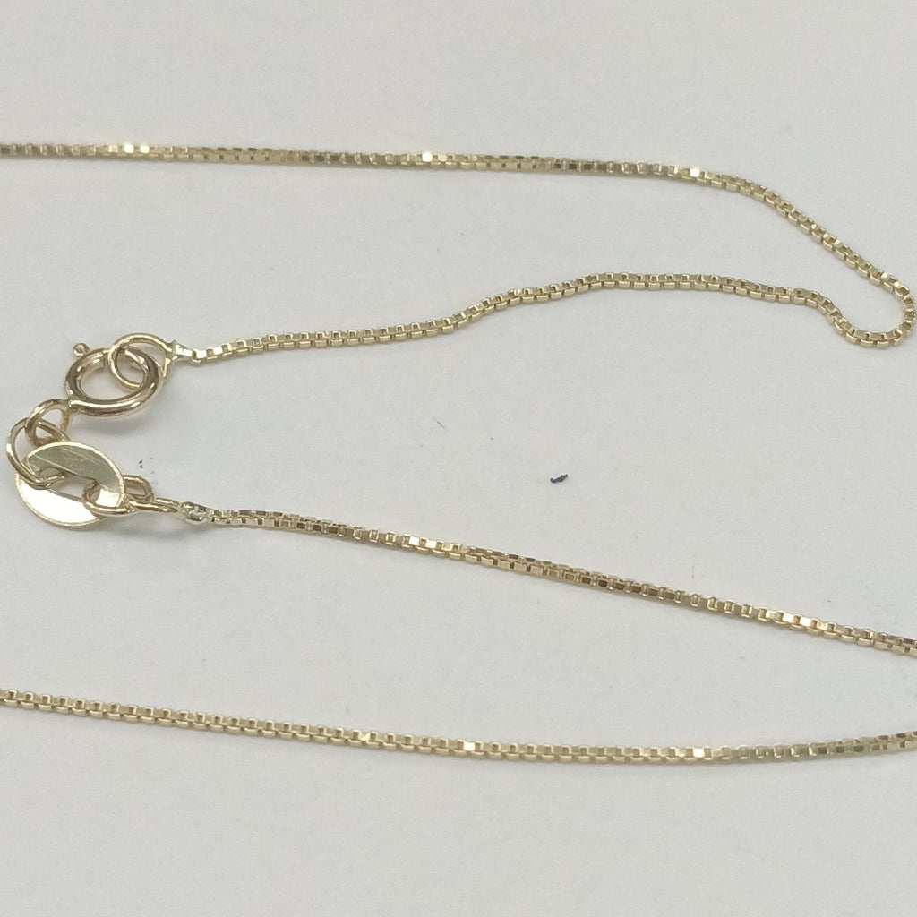 CADENA VENECIANO 14K 50 CM 1.6 GR (NUEVO)