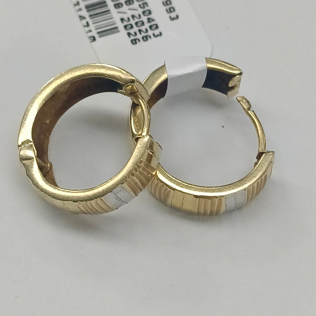 ARRACADAS PAR ORO 14 K 2.7 GRMS (SEMINUEVO)