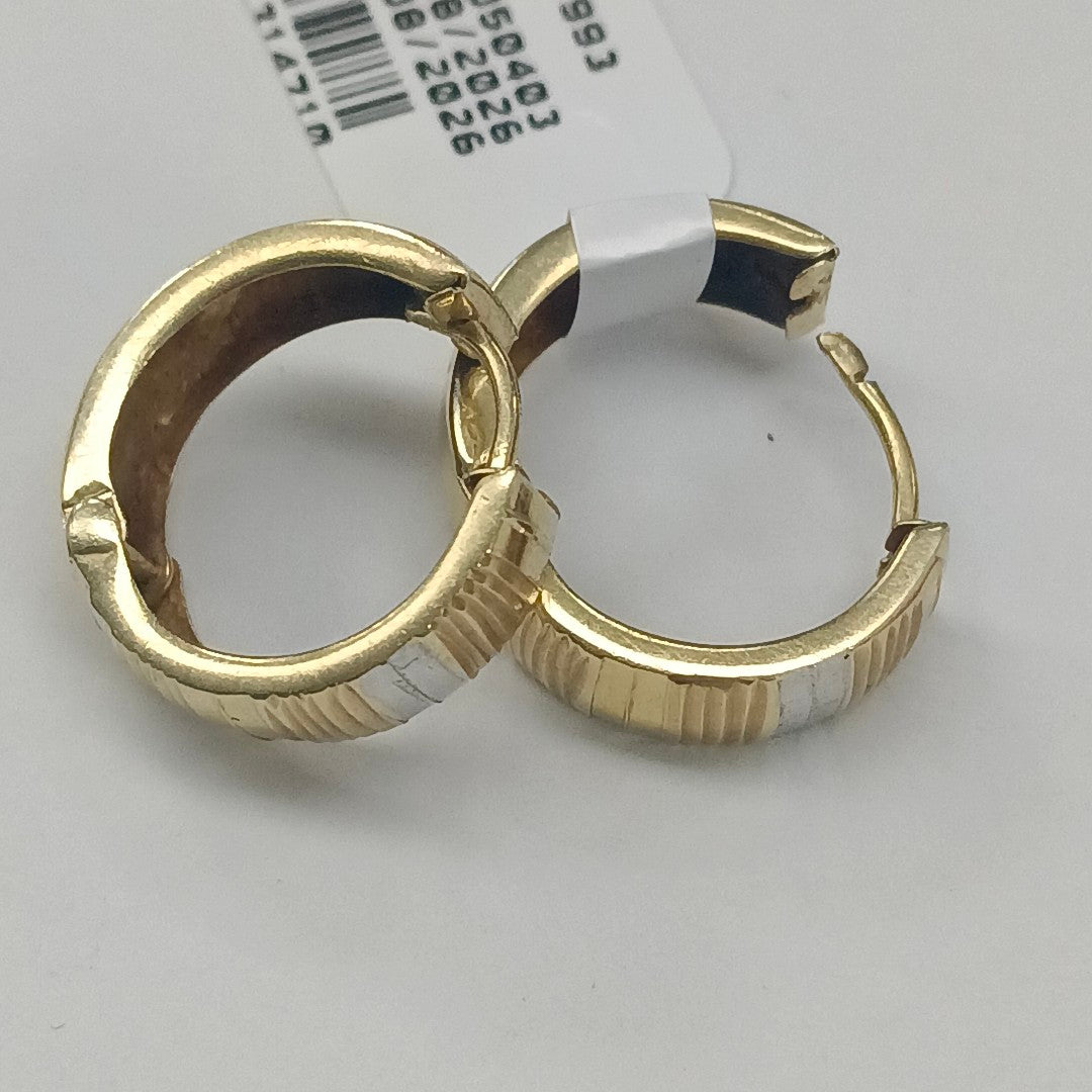 ARRACADAS PAR ORO 14 K 2.7 GRMS (SEMINUEVO)