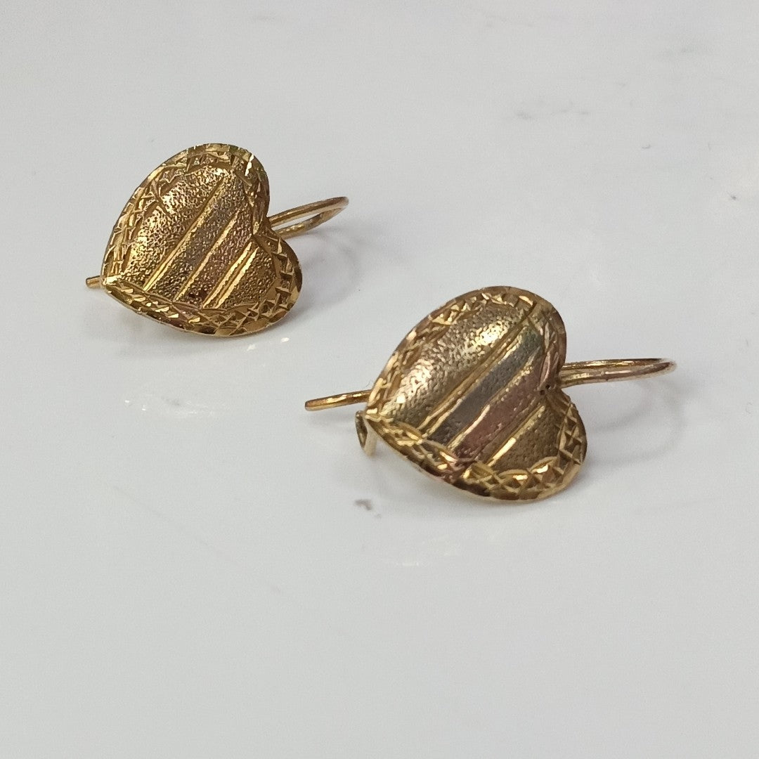ARETES PAR ORO 10 K 1 GRMS (SEMINUEVO)