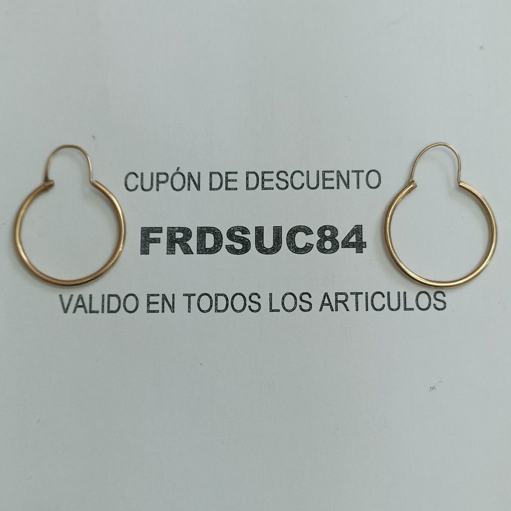 ARRACADAS PAR ORO 8 K 2.1 GRMS (SEMINUEVO)