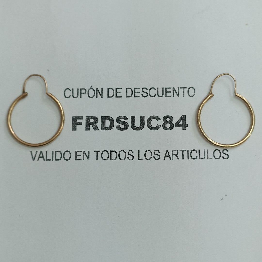 ARRACADAS PAR ORO 8 K 2.1 GRMS (SEMINUEVO)