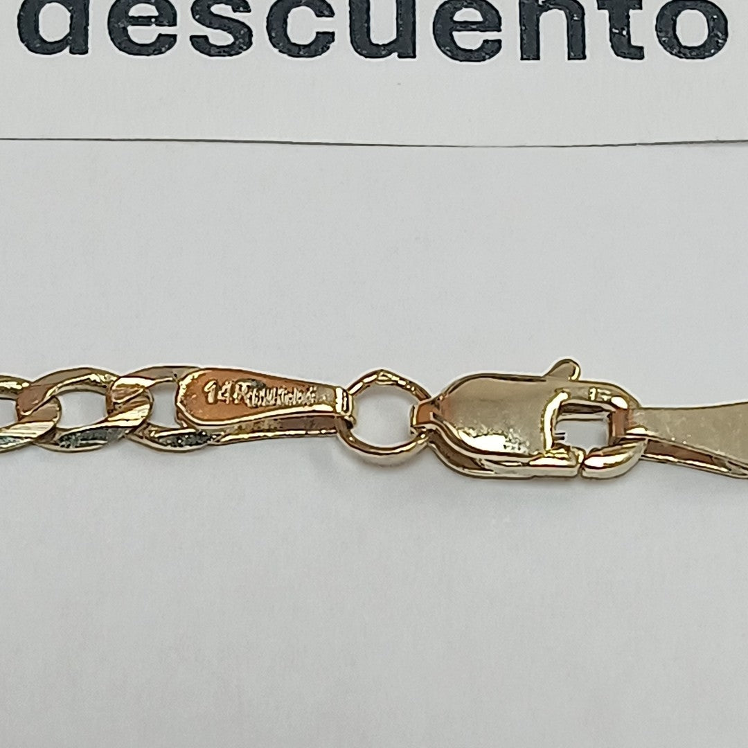 CADENA 3X1 14K 55 CM 7.3 GR (NUEVO)