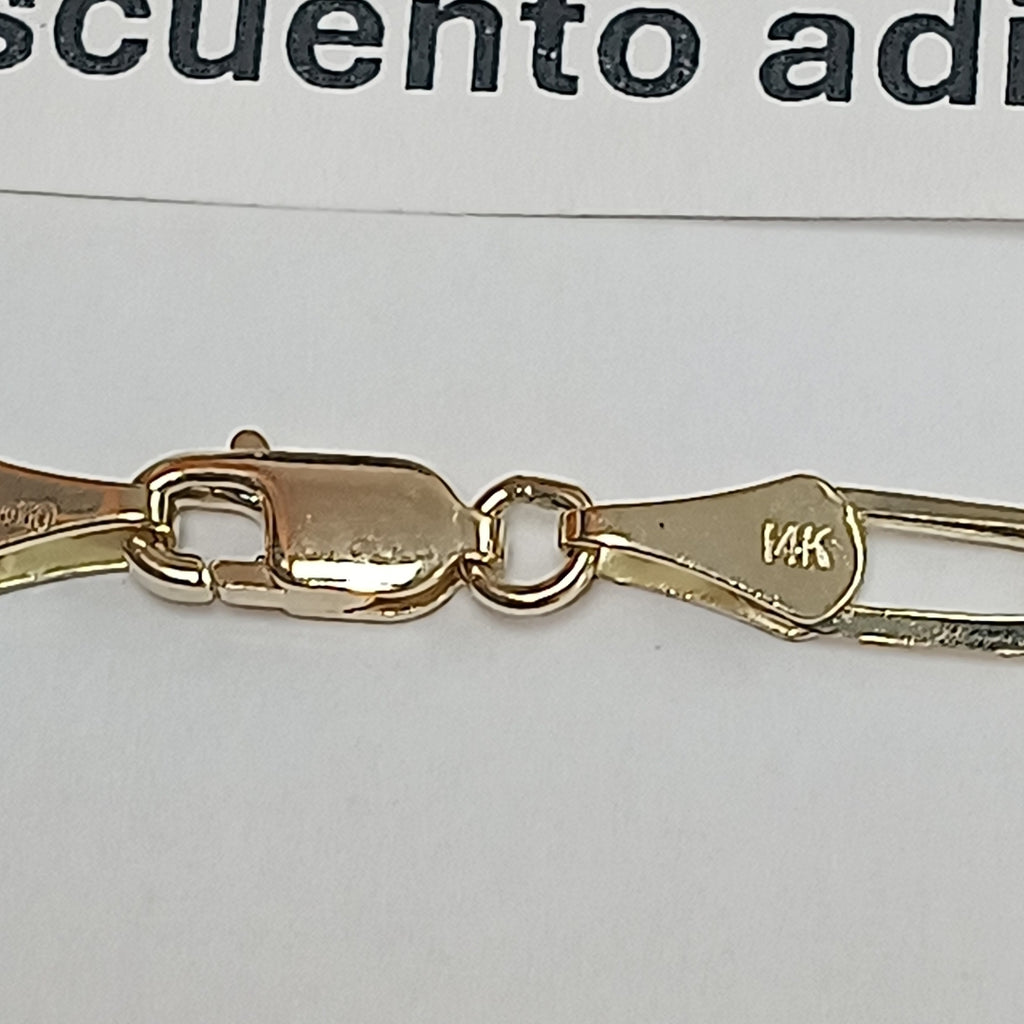 CADENA ESLABONES 14K 55 CM 9.9 GR (NUEVO)