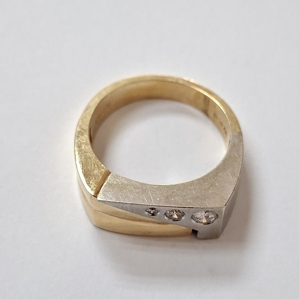 ANILLO ORO 14 K 9.5 GRMS (SEMINUEVO)