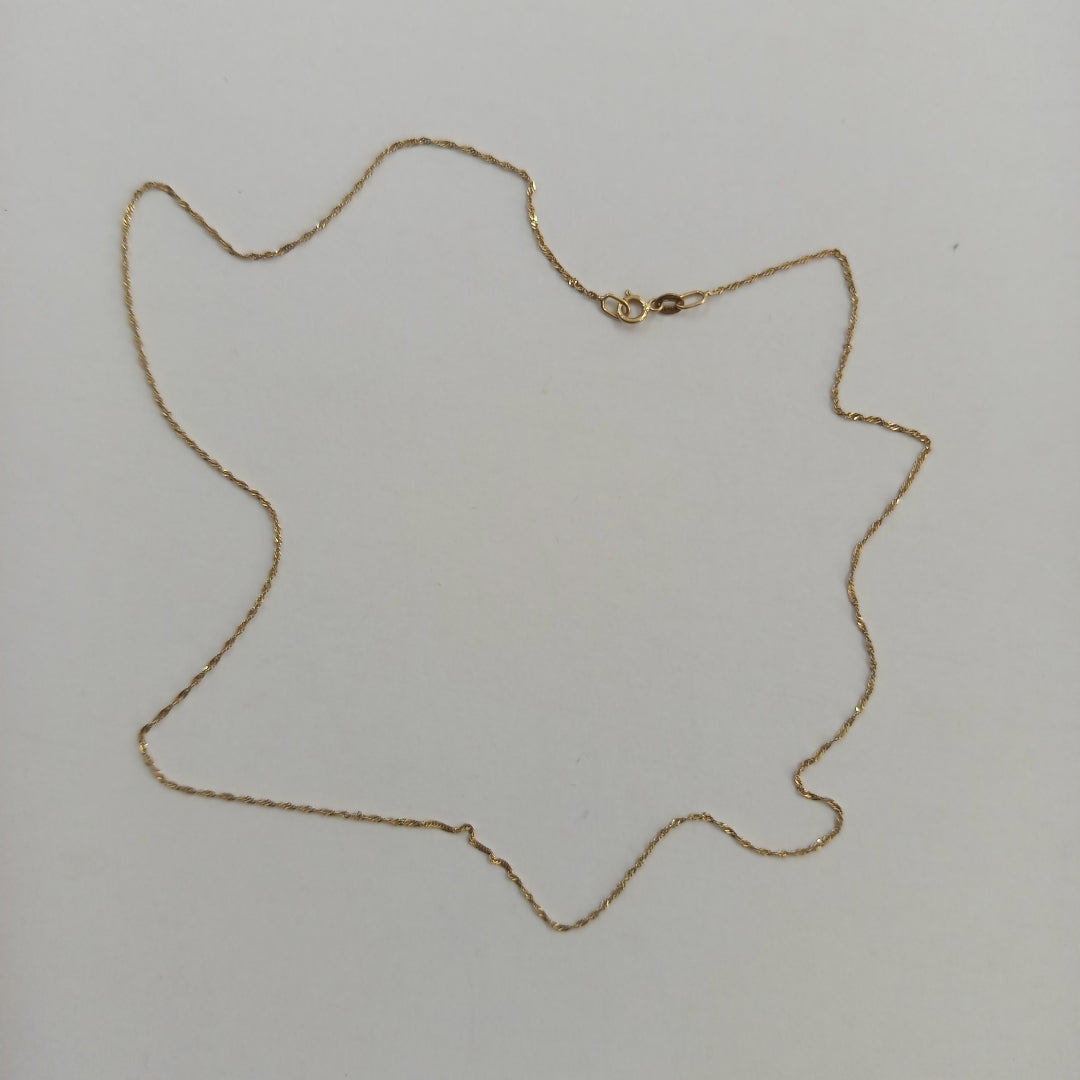 CADENA ORO 10 K 0.8 GRMS (SEMINUEVO)