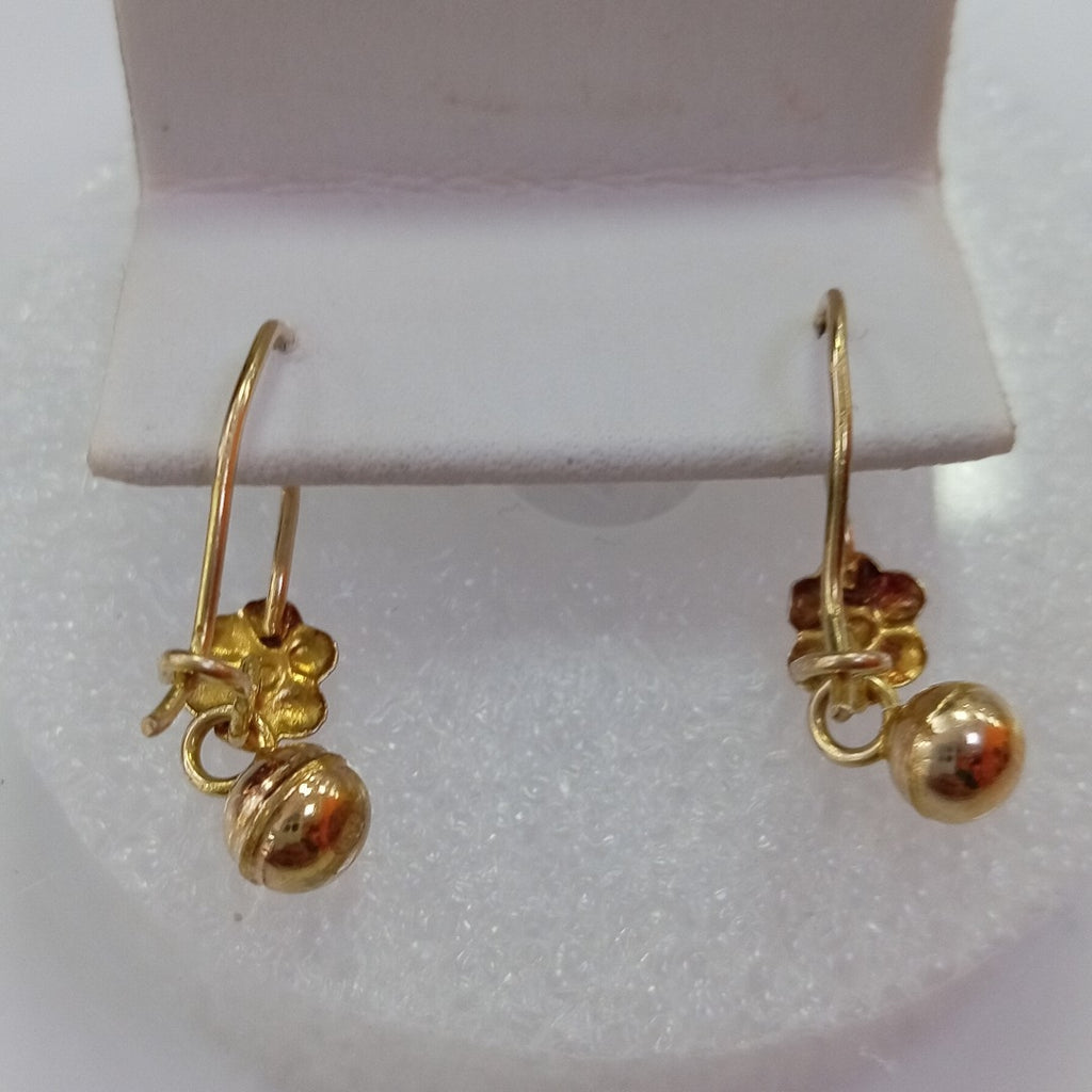 ARETES PAR ORO 10 K 1.1 GRMS (SEMINUEVO)