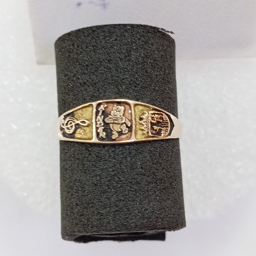 ANILLO DE GRADUACIÓN ORO 8 K 0.6 GRMS (SEMINUEVO)