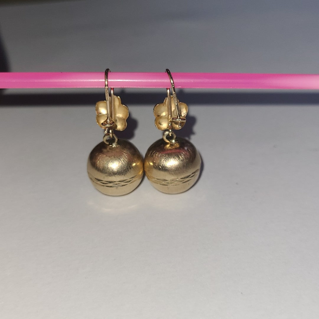 ARETES PAR ORO 8 K 3,50 GRMS (SEMINUEVO)