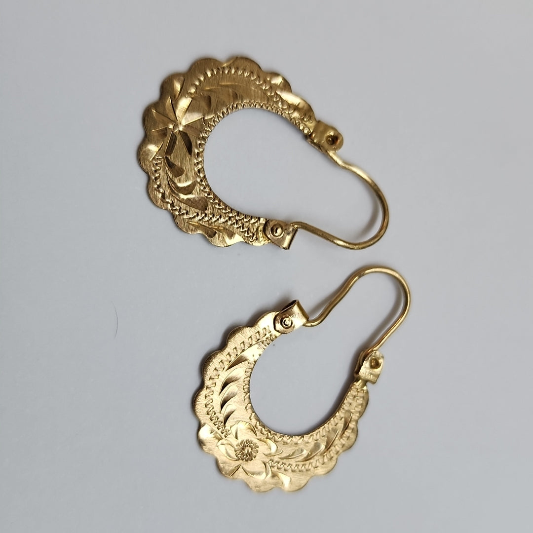 ARRACADAS PAR ORO 10 K 2,50 GRMS (SEMINUEVO)