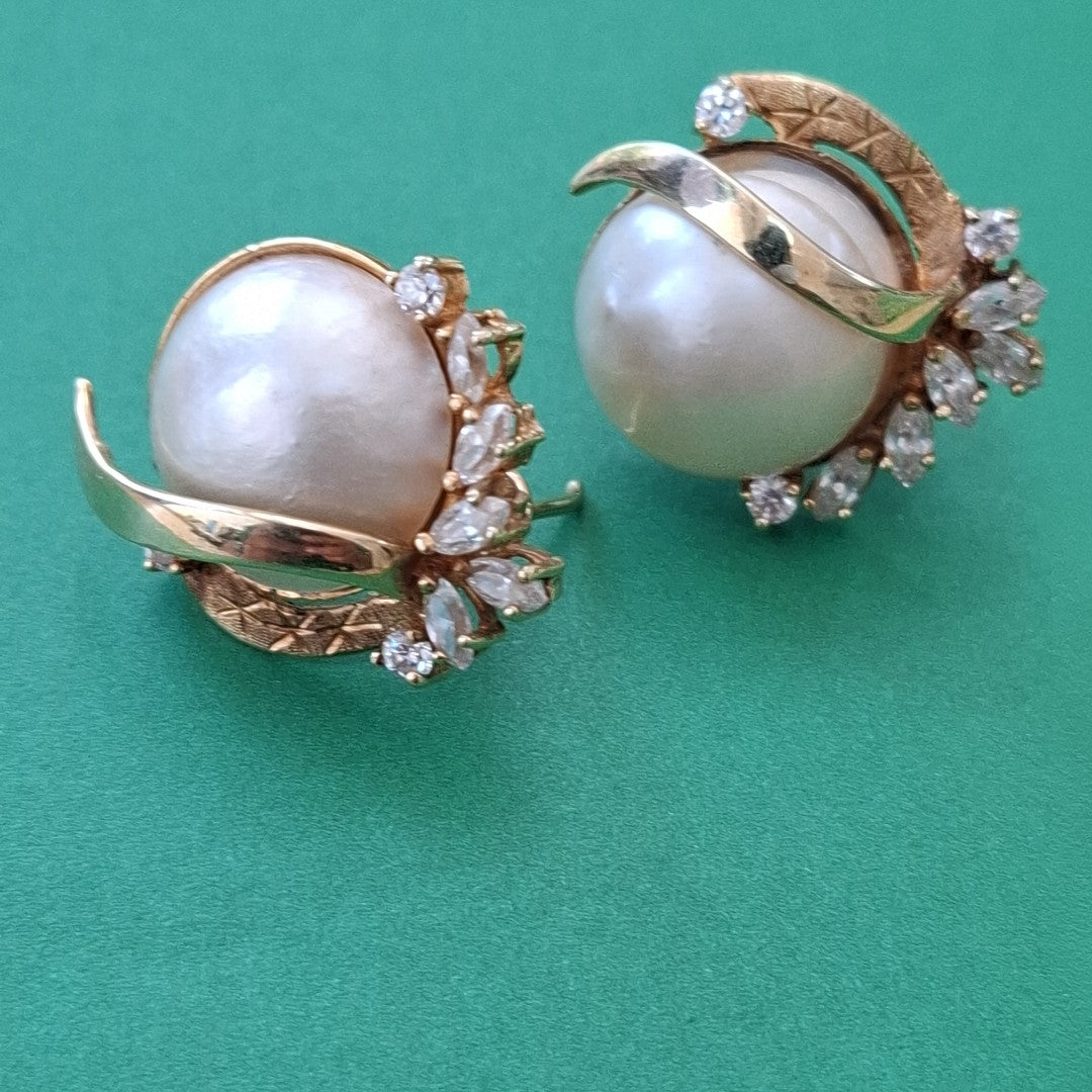 ARETES PAR ORO 14 K 9,10 GRMS (SEMINUEVO)