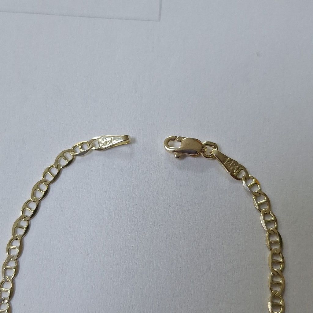 PULSERA GUCHI 14K 18 CM 2 GR (NUEVO)