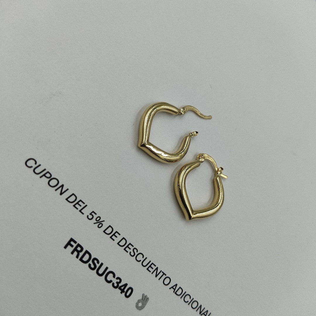 ARETES ARRACADAS 14K 2.1 GR (NUEVO)