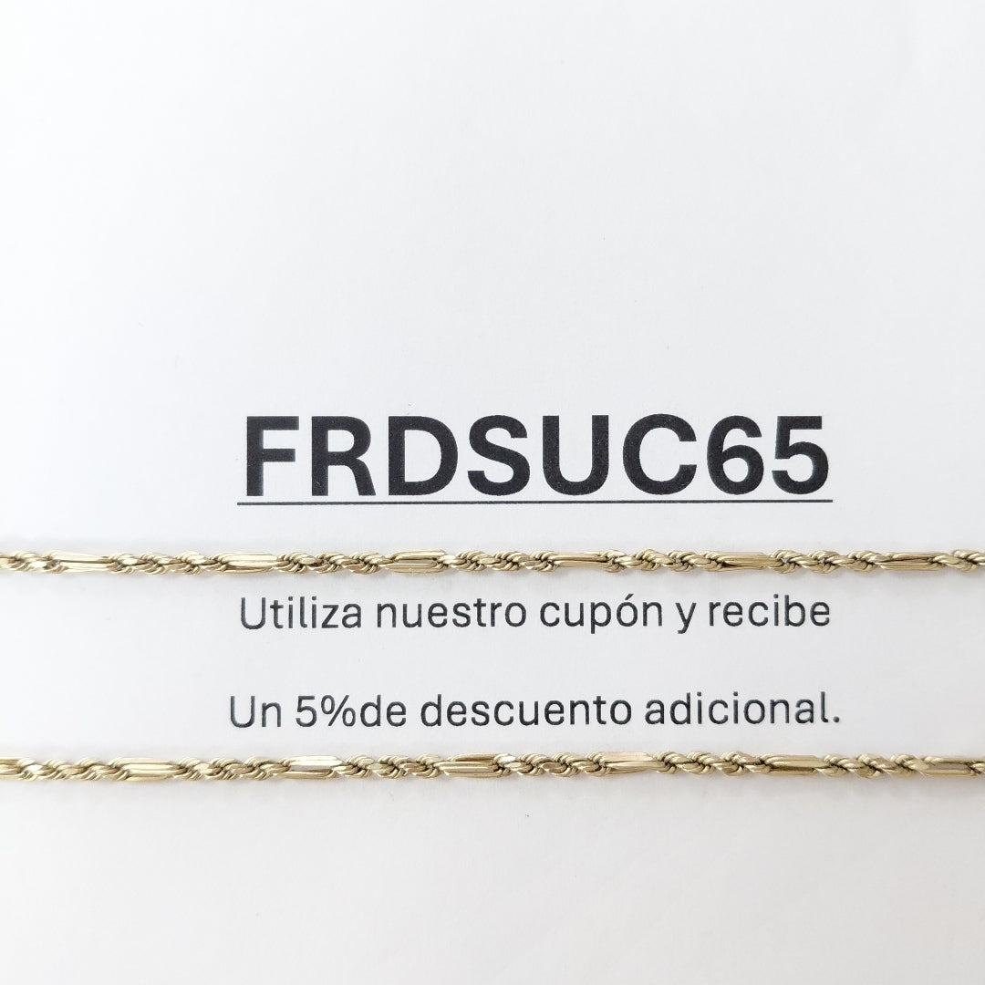 CADENA ORO 8 K 3.3 GRMS (SEMINUEVO)
