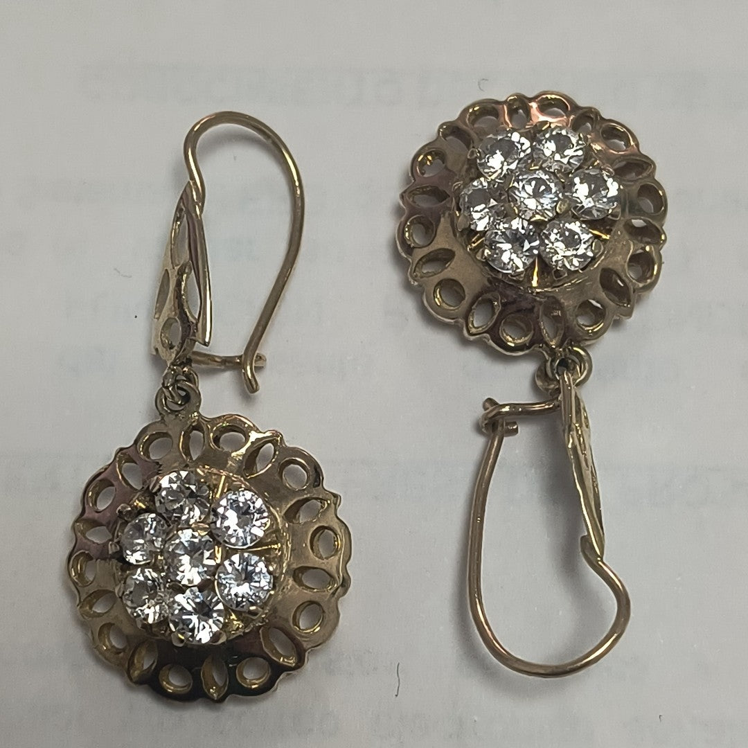 ARETES PAR ORO 10 K 5,80 GRMS (SEMINUEVO)