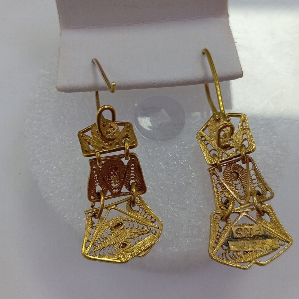 ARETES PAR ORO 8 K 3.5 GRMS (SEMINUEVO)