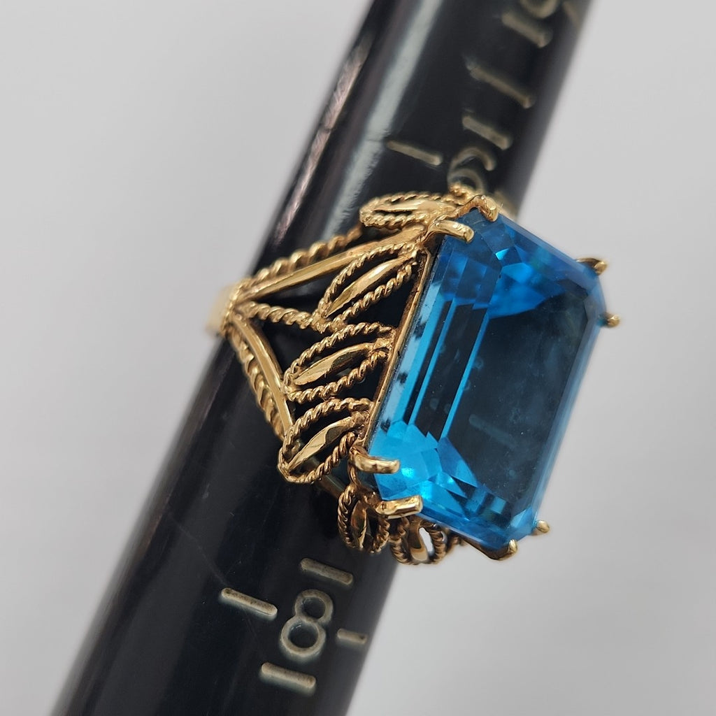 ANILLO ORO 10 K 8,70 GRMS (SEMINUEVO)