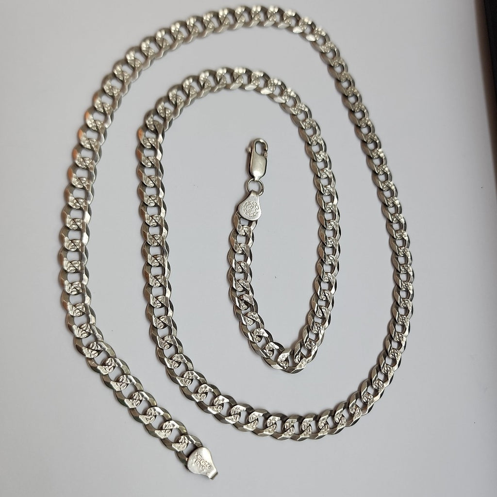 CADENA, CRUCIFIJO PLATA 50.5 GRMS (SEMINUEVO)