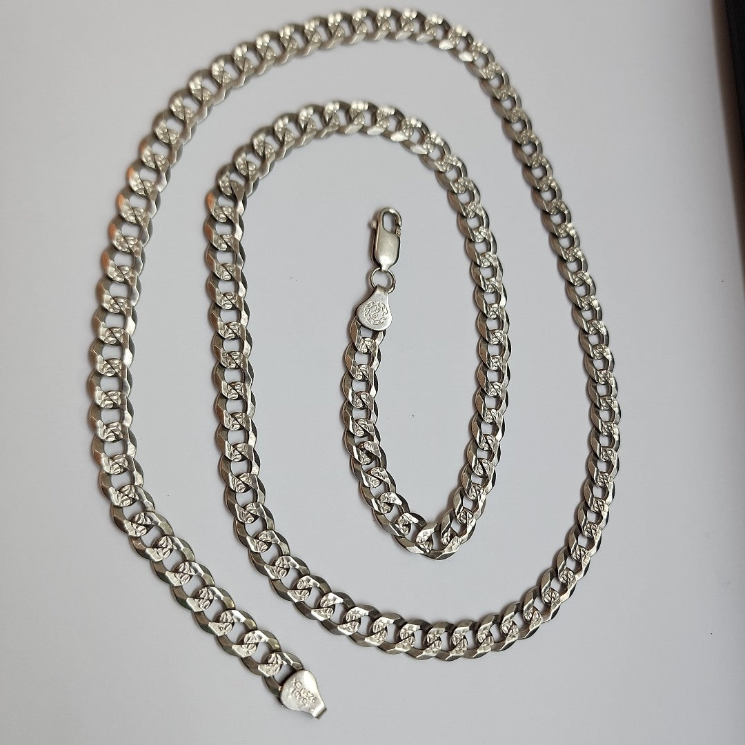 CADENA, CRUCIFIJO PLATA 50.5 GRMS (SEMINUEVO)