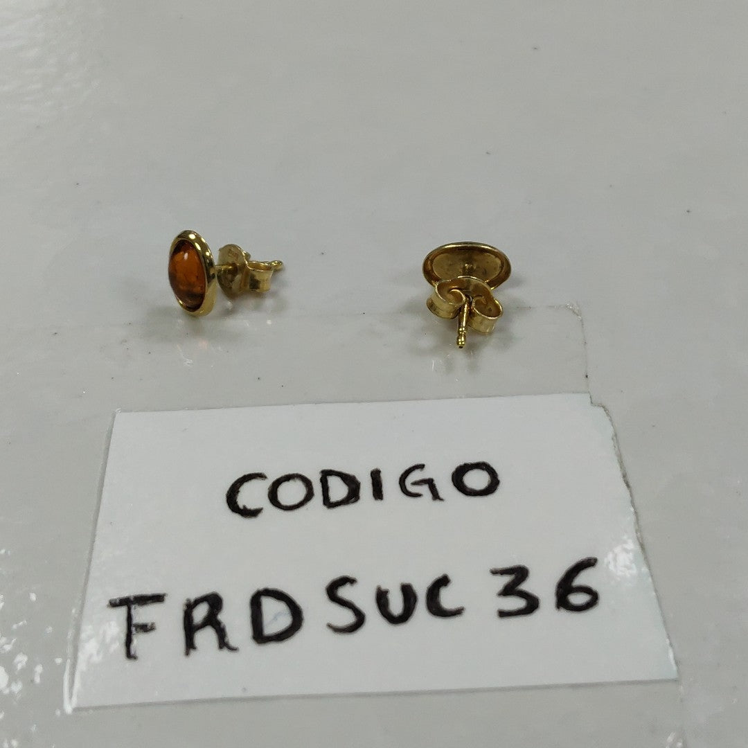 BROQUELES PAR ORO 14 K 0.8 GRMS (SEMINUEVO)