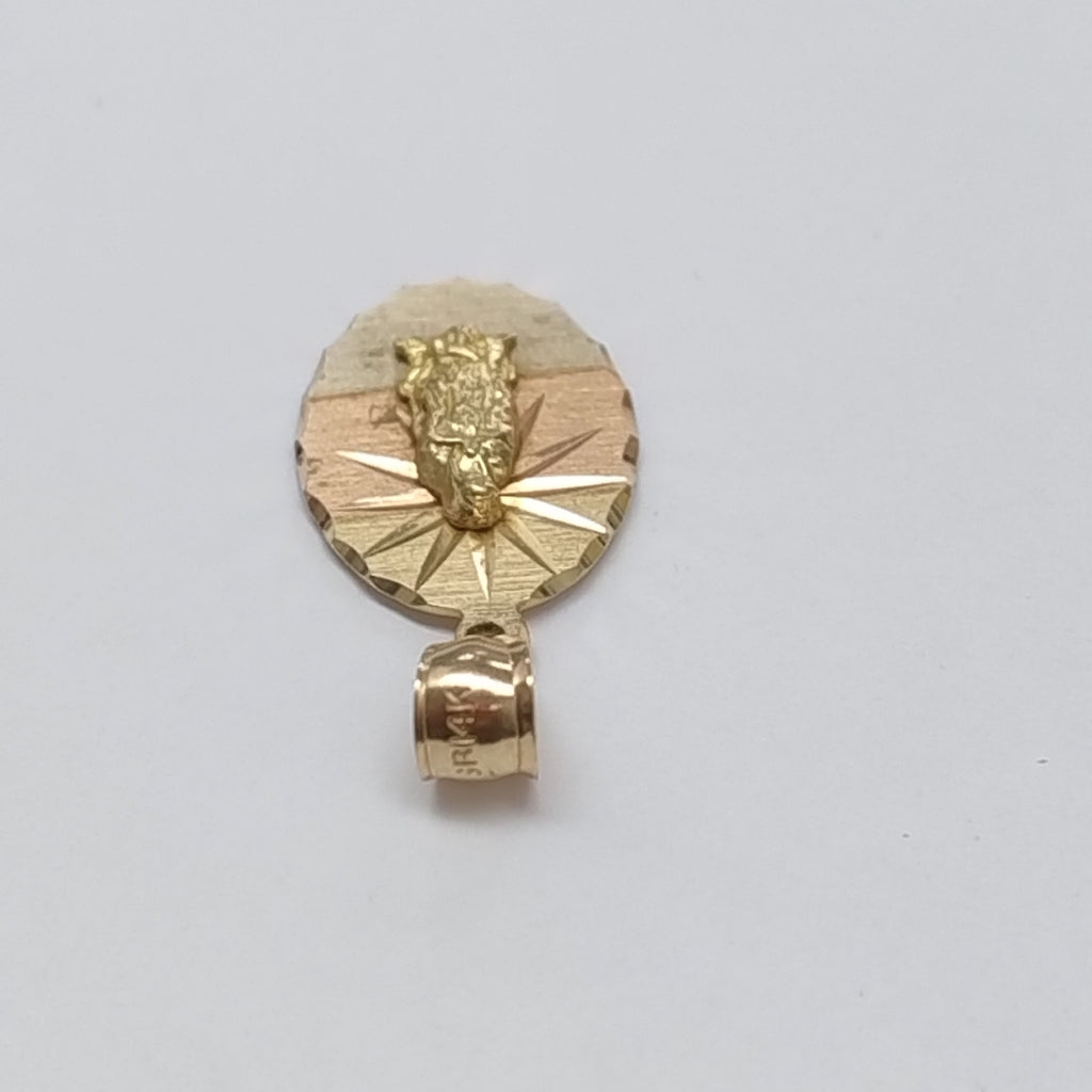 MEDALLA RELIGIOSA ORO COMBINADO 10 K 3.3 GRMS (SEMINUEVO)