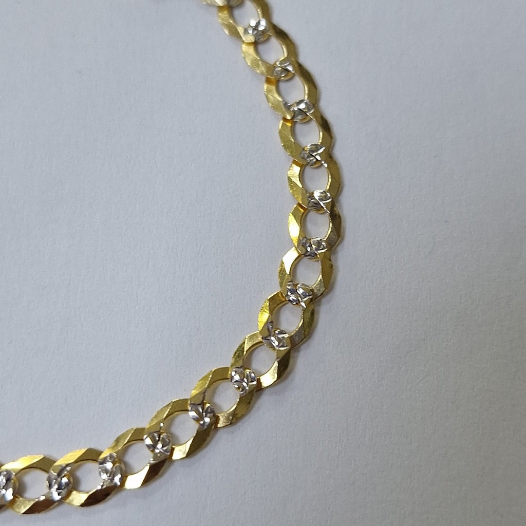 PULSERA BARBADA 14K 21 CM 5.7 GR (NUEVO)