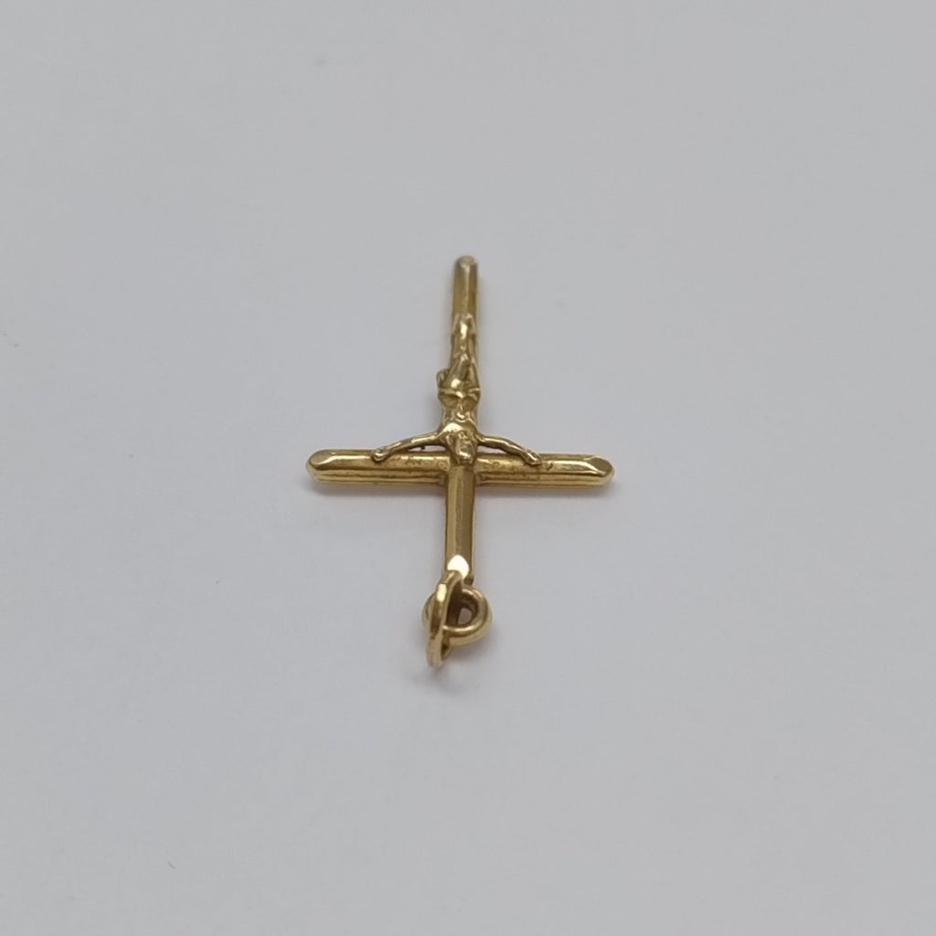 CRUCIFIJO ORO 14 K 1.1 GRMS (SEMINUEVO)