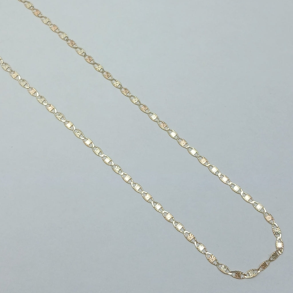 CADENAS TEJIDO GUCHI ORO 10K 55 CM 2.9 GR (NUEVO)