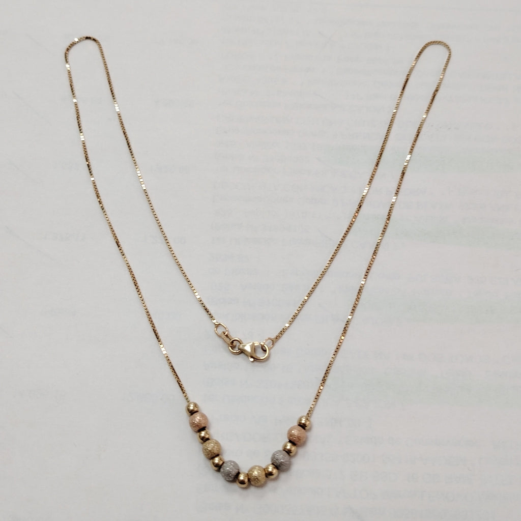 CADENA, GARGANTILLA ORO 14 K 3.2 GRMS (SEMINUEVO)