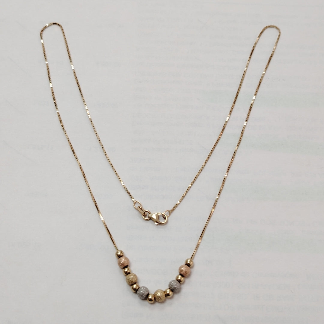 CADENA, GARGANTILLA ORO 14 K 3.2 GRMS (SEMINUEVO)