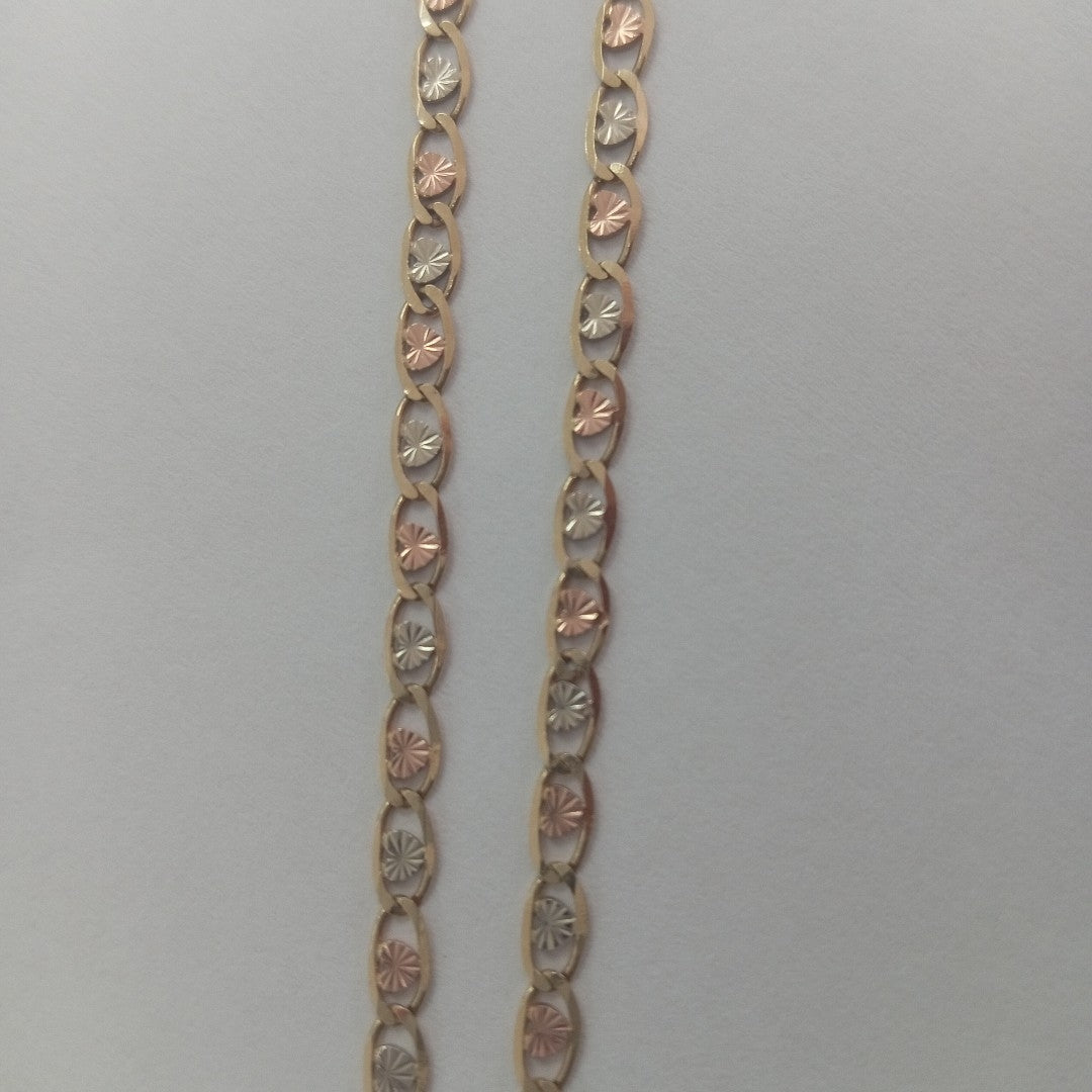CADENA, CRUZ ORO 14 K 7.1 GRMS (SEMINUEVO)