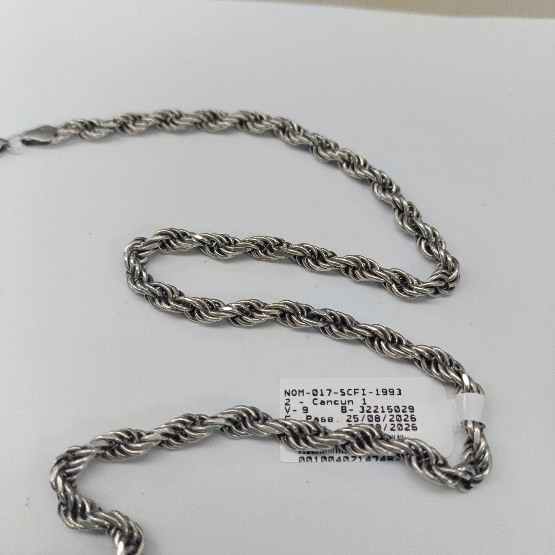 CADENA, DIJE PLATA 53.1 GRMS (SEMINUEVO)