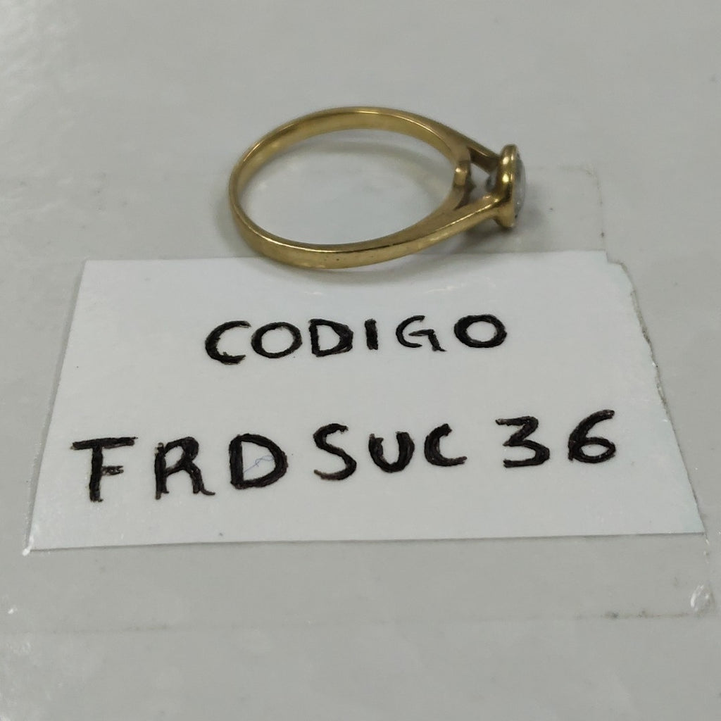 ANILLITO, ARETES PAR ORO 14 K 1.7 GRMS (SEMINUEVO)