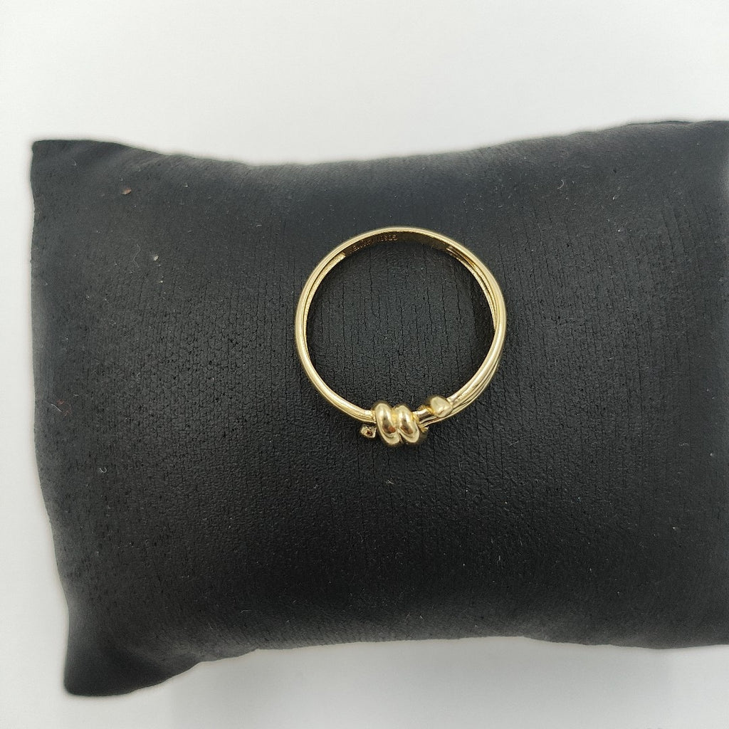 ANILLO ANILLITO C NUDO 14K 8 TALLA 2.1 GR (NUEVO)