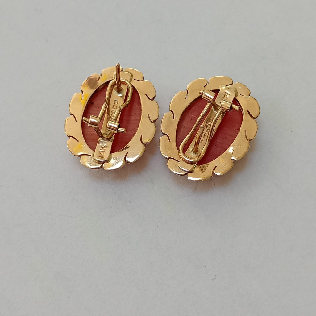 ARETES PAR ORO 14 K 6,80 GRMS (SEMINUEVO)