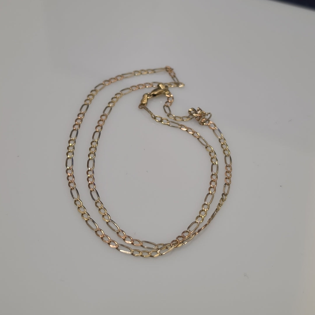 CADENA ORO COMBINADO 14 K 3,80 GRMS (SEMINUEVO)