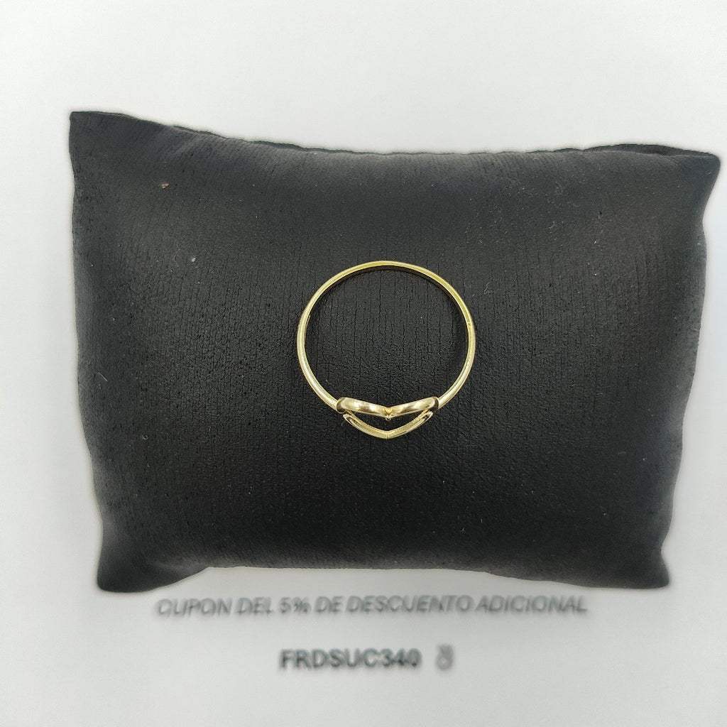 ANILLOS ANILLITO FIG CORAZON 10K TALLA 8 0.9 GR (NUEVO)