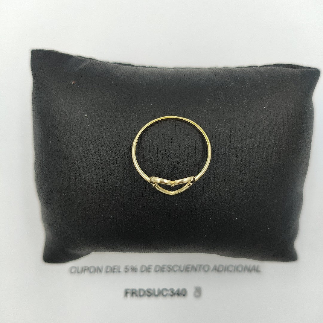 ANILLOS ANILLITO FIG CORAZON 10K TALLA 8 0.9 GR (NUEVO)