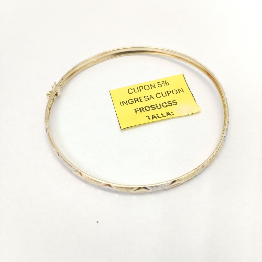 PULSERA RIGIDA ORO 10 K 4.4 GRMS (SEMINUEVO)