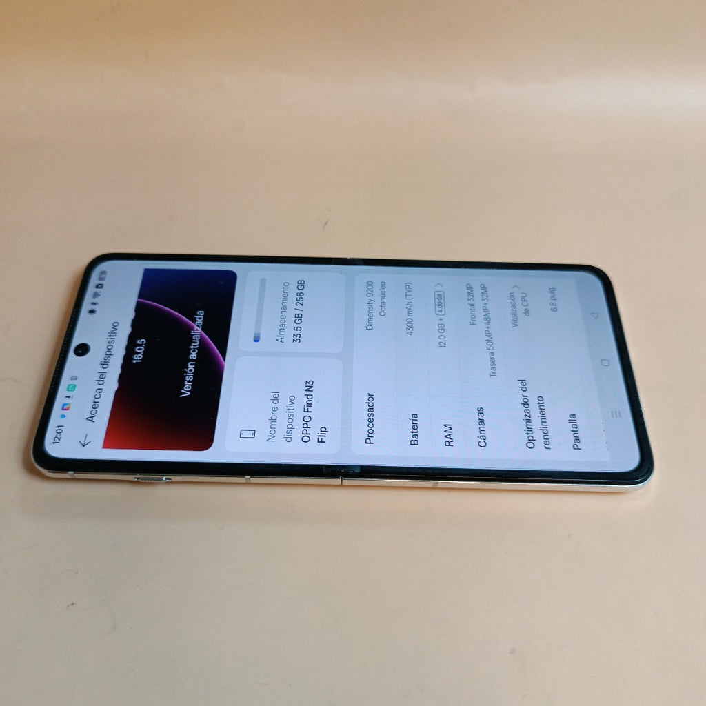 CELULAR OPPO FIND N3 FLIP CPH2519 (2023) 256 GB 12 GB RAM (SEMINUEVO)