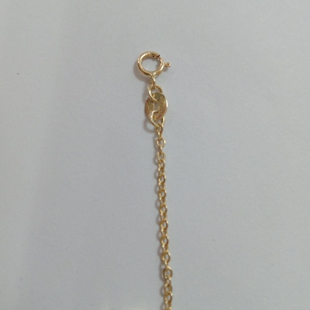 PULSERA ESPECIAL CON DIJES DELFINES 10K 18 CM 2 GR (NUEVO)