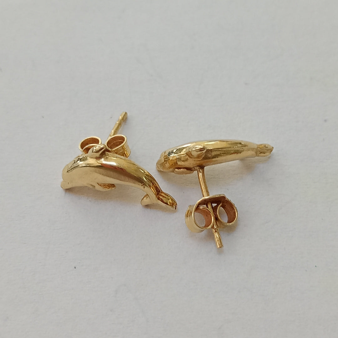 BROQUELES PAR ORO 14 K 1.2 GRMS (SEMINUEVO)