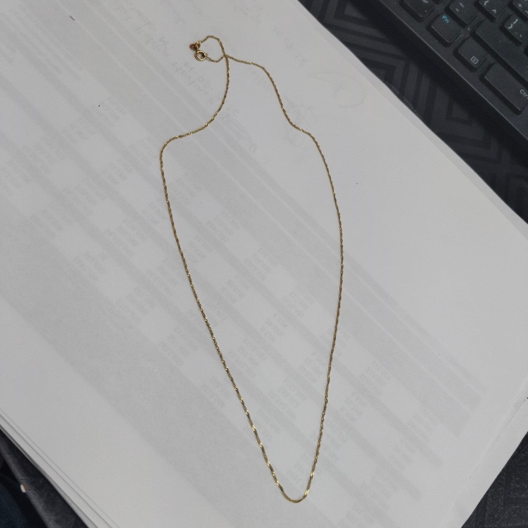 CADENA ORO 14 K 0.9 GRMS (SEMINUEVO)