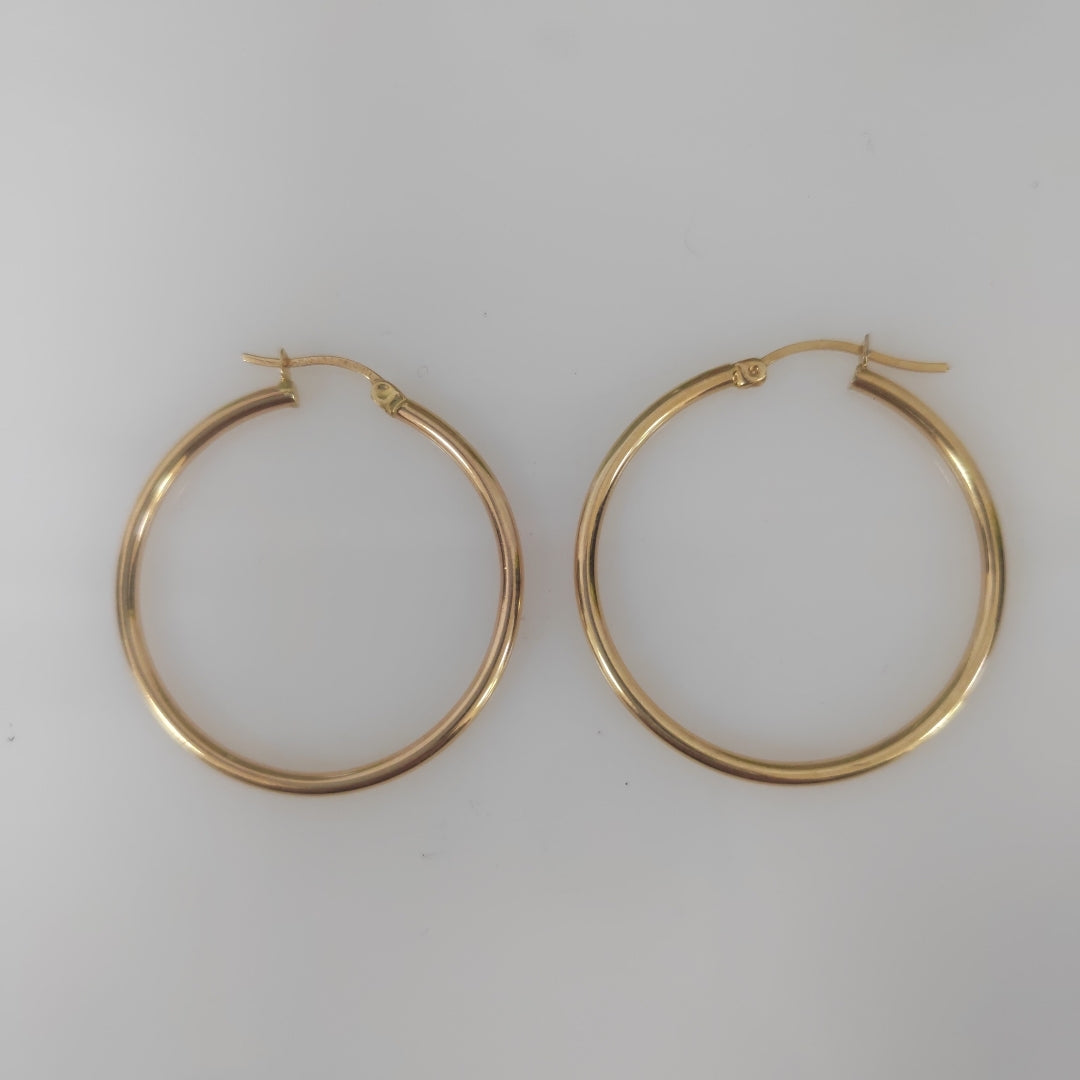 ARRACADAS PAR ORO 14 K 3.8 GRMS (SEMINUEVO)