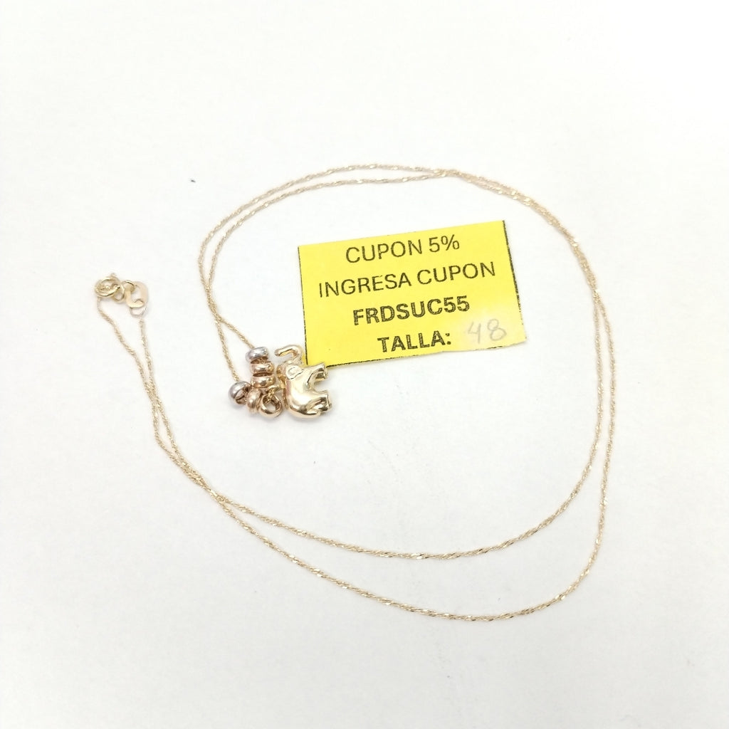 CADENA ORO 10 K 1,00 GRMS (SEMINUEVO)
